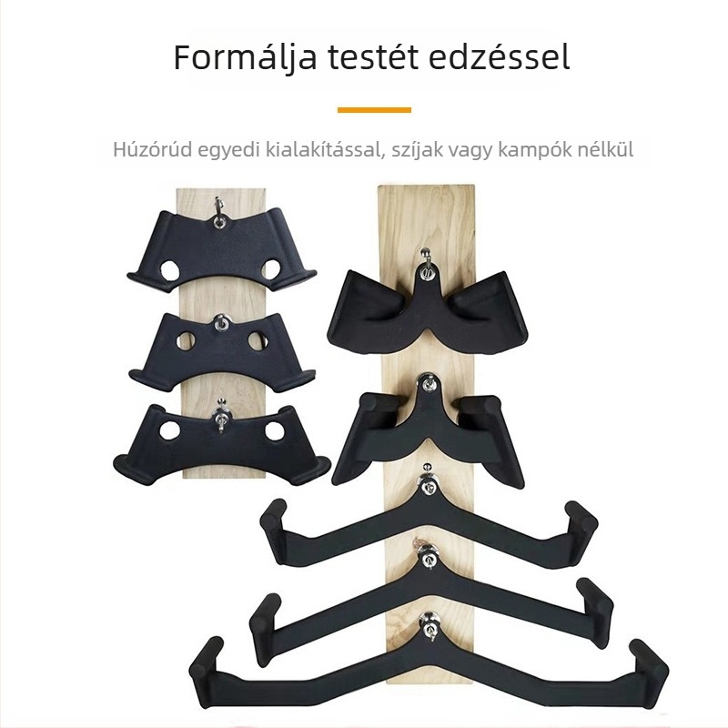 Hátizom-edzéshez készült készlet fogantyúkból: evezéshez és lehúzáshoz, felső és alsó húzás, semleges markolat, 5–8 darab