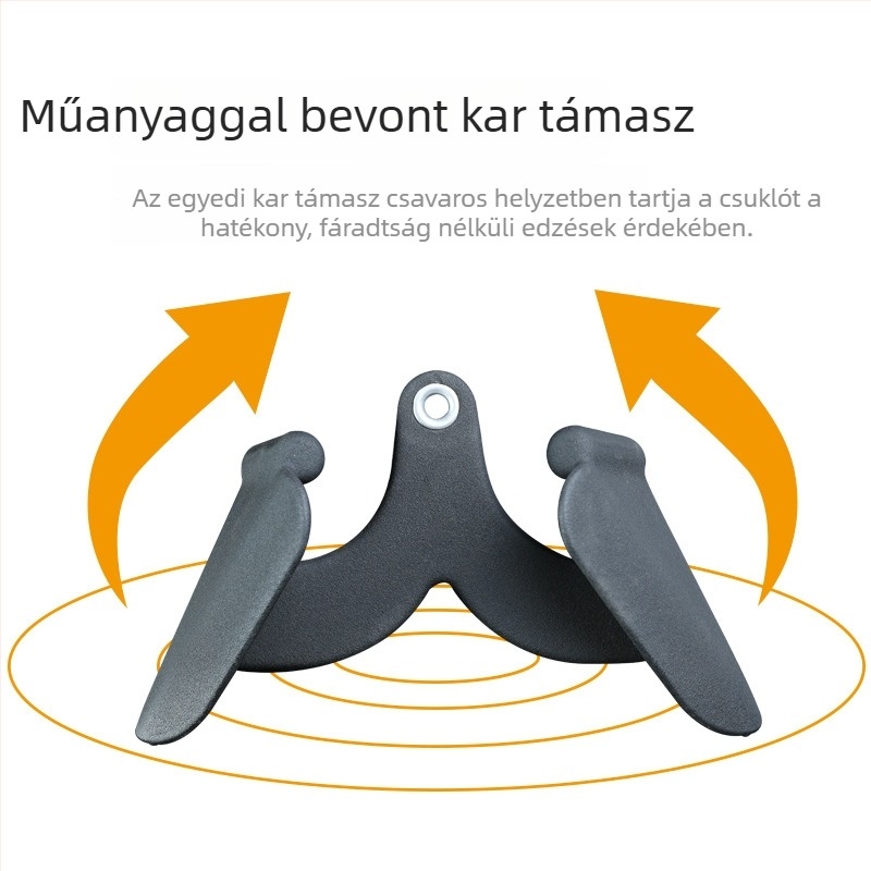Hátizom-edzéshez készült készlet fogantyúkból: evezéshez és lehúzáshoz, felső és alsó húzás, semleges markolat, 5–8 darab