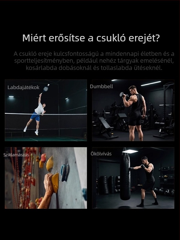 Csukló-golyó edzésre, automatikus indítás, csendes, világító a sötétben, eszköz a fogáshoz és relaxációhoz