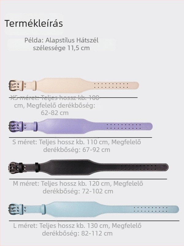 Szakértői széles deréköv guggoláshoz és felhúzáshoz – derékvédő edzéshez