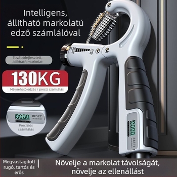 Fogáserő-edző, állítható 100 kg-ig, ujjak és kéz erősítésére