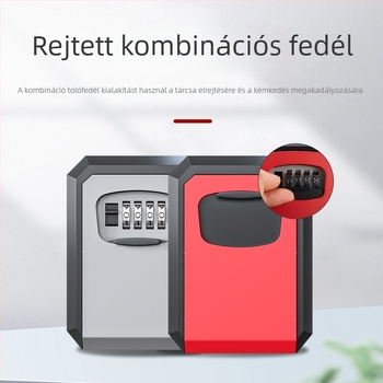 Jelszavas kulcstartó ajtóhoz macskaszemmel – vendégház dekoráció, ideiglenes kulcs-tároló, szabadalmaztatott termék, modell 907