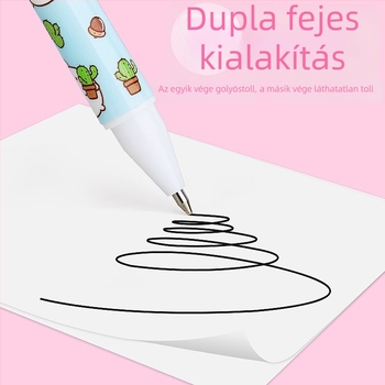 Fényes UV fluoreszcáló toll átlátszó testtel