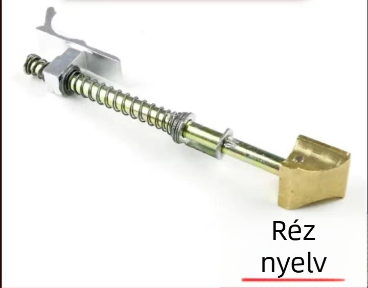 Őszerű külső ajtózár készlet réz nyelvvel és ferde nyelvvel, zink- és réz maggal