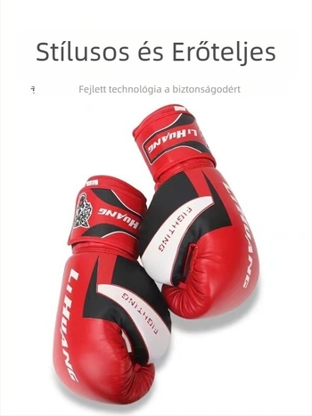 Sanda és Muay Thai boxkesztyűk, uniszex, 6–16 oz, felnőttek és gyerekek számára