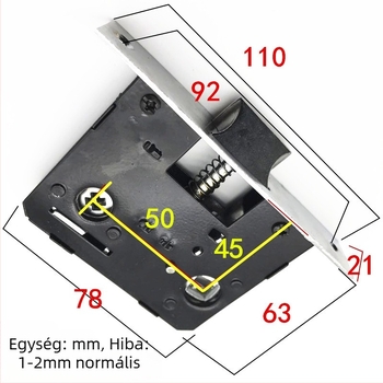 Zártest egy nyelvű, modell 5045, 110 mm hosszúságú