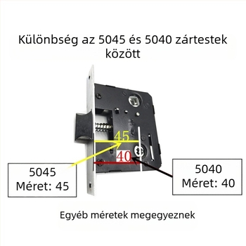 Zártest egy nyelvű, modell 5045, 110 mm hosszúságú