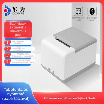 TP401 termikus címkenyomtató tej-tea boltokhoz – árucímkék és vonalkódos címkék Bluetooth-kapcsolattal
