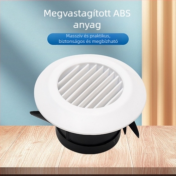 Kör alakú ABS műanyag belépőlevegő a lakossági friss levegő rendszerhez