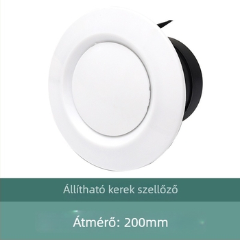 Kör alakú ABS műanyag belépőlevegő a lakossági friss levegő rendszerhez