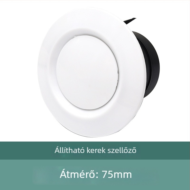 Kör alakú ABS műanyag belépőlevegő a lakossági friss levegő rendszerhez