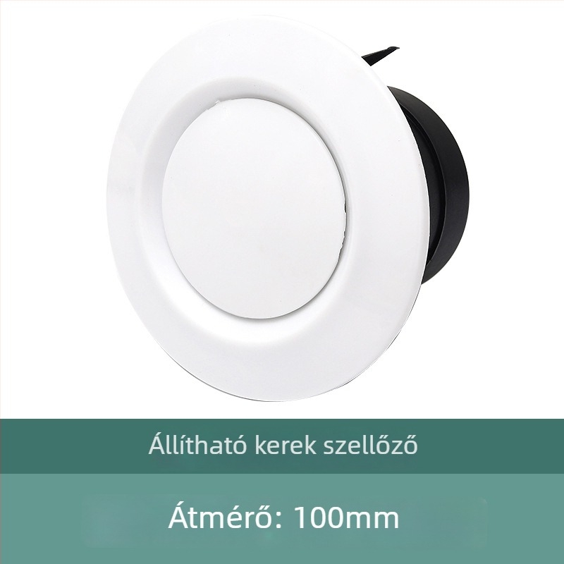 Kör alakú ABS műanyag belépőlevegő a lakossági friss levegő rendszerhez