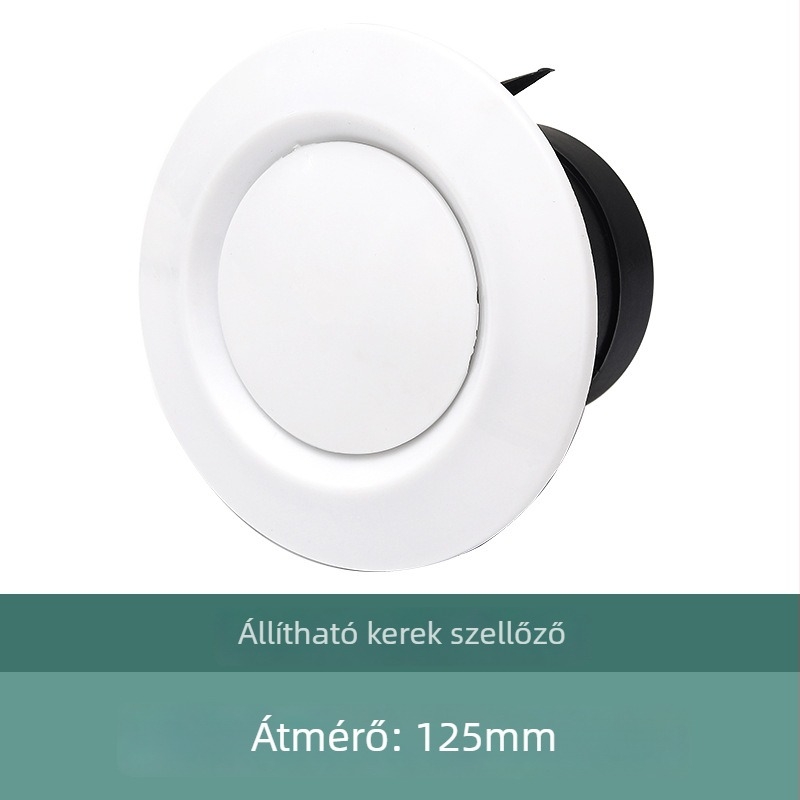 Kör alakú ABS műanyag belépőlevegő a lakossági friss levegő rendszerhez
