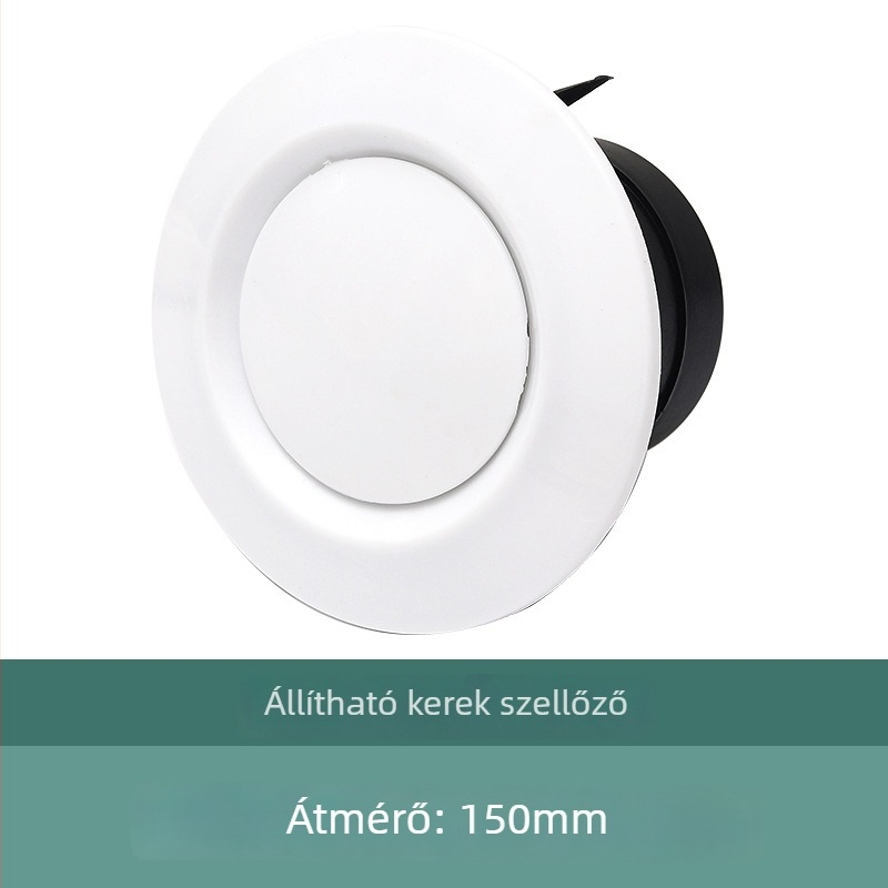 Kör alakú ABS műanyag belépőlevegő a lakossági friss levegő rendszerhez
