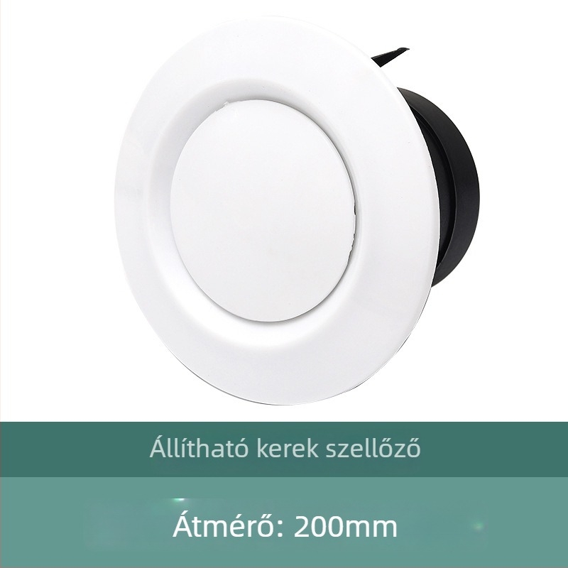 Kör alakú ABS műanyag belépőlevegő a lakossági friss levegő rendszerhez