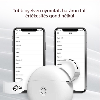L10 mini Bluetooth-os címkenyomtató otthoni használatra – hordozható kézi címkenyomtató