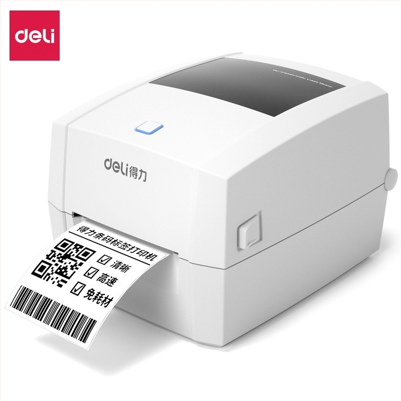 Deli DL-888D (ÚJ) Vonalkódos címkenyomtató, termoszalagos önragasztó címkék és szállítólevél nyomtató, USB