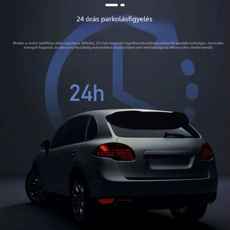 Geely Xingyue L 4K kettős dash cam elő- és hátsó, parkolásfigyeléssel, kábelezés nélkül