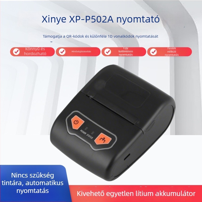Xprinter XP-P502A termikus címkenyomtató expressz kiszállításokhoz