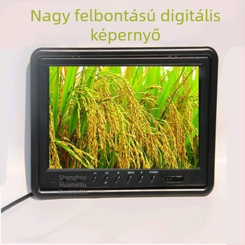9 hüvelykes autó LCD kijelző, 800x480 felbontás, két AV bemenet, tolató monitor