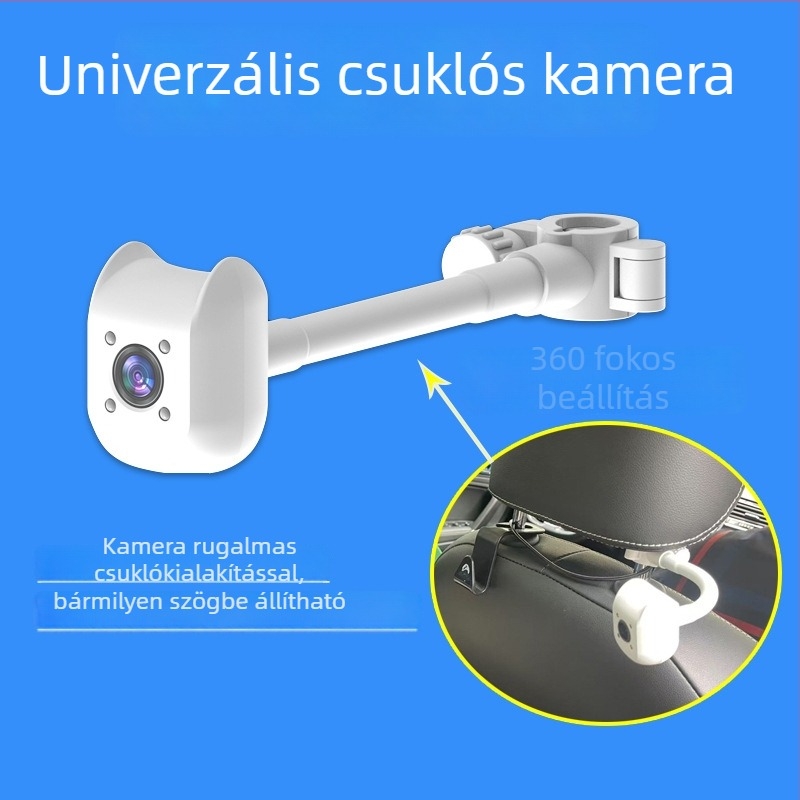 5 hüvelykes hátsó ülés gyerekbiztonsági monitor infravörös éjszakai látással