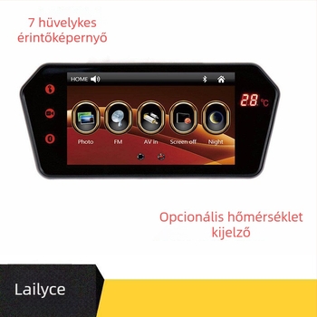 7 colos érintőképernyős autóhátsó tükör MP5 és Bluetooth