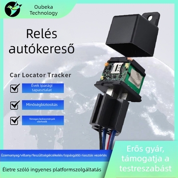 Globális verziójú 4G autórelé GPS nyomkövető, távoli üzemanyag-vezérlés és lopás elleni védelem, azonnali jármű-nyomkövetés