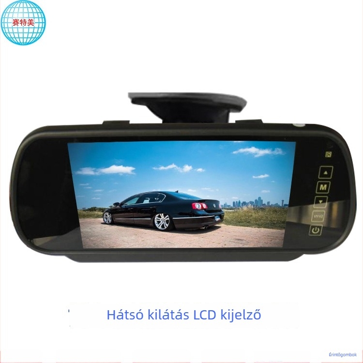 Autó LCD kijelző intelligens bemenettel, HD képminőség, széles feszültségtartomány 8-36V, 1080p járműkijelző