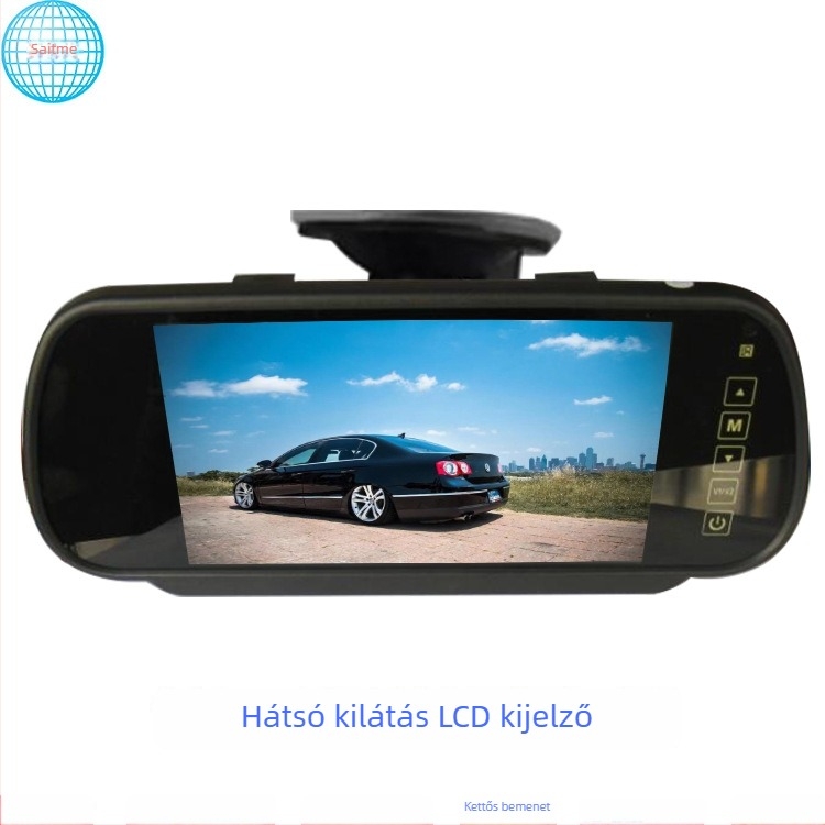 Autó LCD kijelző intelligens bemenettel, HD képminőség, széles feszültségtartomány 8-36V, 1080p járműkijelző
