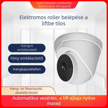 Lifthez tartozó hozzáférési kamera elektromos járművek észlelésével, riasztási összekapcsolással és belépés megakadályozásával