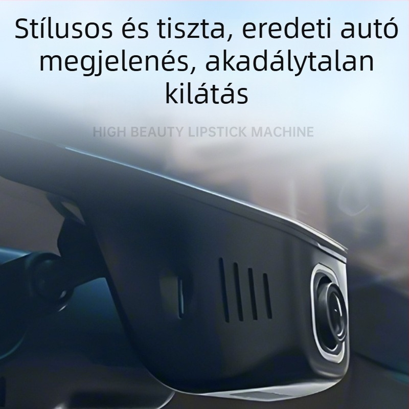 USB autós dashcam Wi-Fi-vel, rejtett alkalmazásvezérlés, parkolási videó megfigyelés, U-alakú vezeték nélküli autókamera