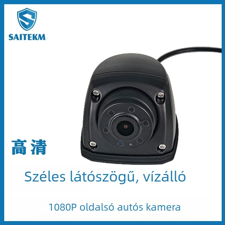 12V ásógép kamera széles látószögű, infravörös éjjellátás, HD monitor, vízálló és robbanásbiztos visszapillantó kamera darukhoz
