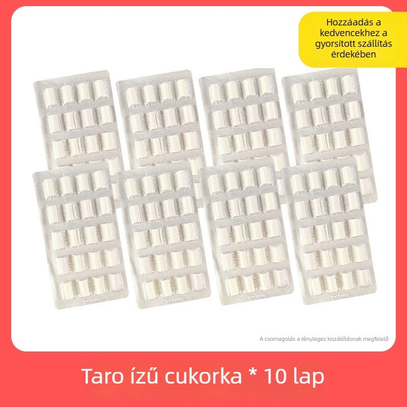 Taro tejes ízű töltött cukorka – nosztalgikus gyerekkori snack