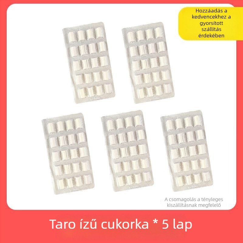 Taro tejes ízű töltött cukorka – nosztalgikus gyerekkori snack