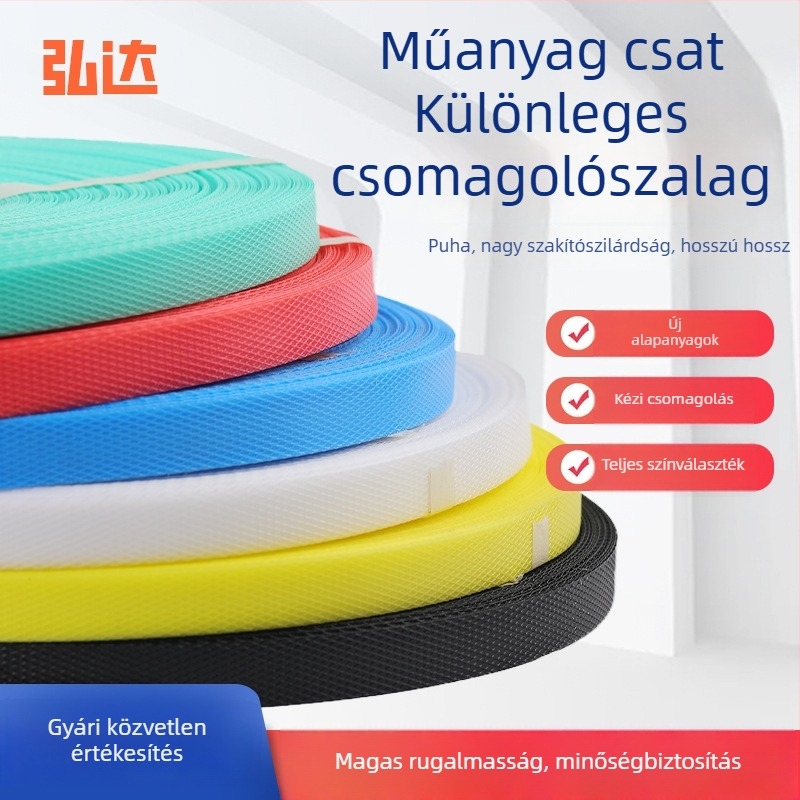 Műanyag csomagolócsat 1506-os szalaghoz – kézi húzható csat