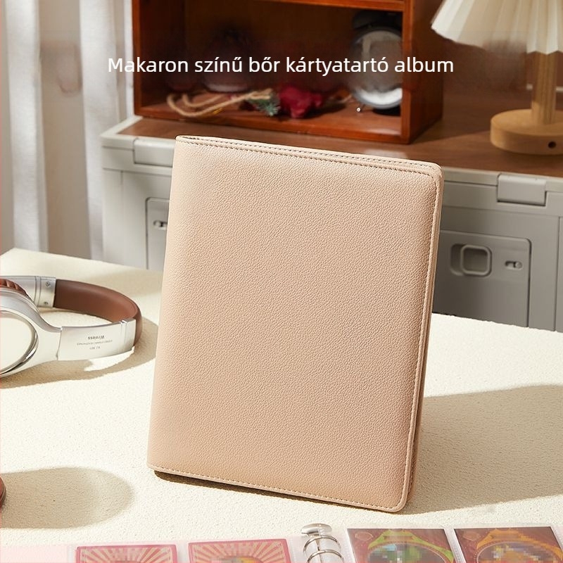 A5-ös nagy kapacitású fotóalbum négyszögletes elrendezéssel és leválasztható lapokkal, macaron színű, Polaroid fotókhoz és 3 hüvelykes kártyák tárolására