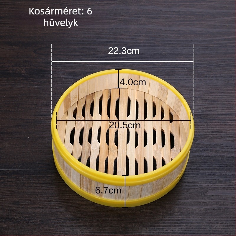 Bambusz gőzölő kereskedelmi használatra, kantoni reggeli tea, Hongkong-stílusú dim sum, rizs gőzölő, Xiaolongbao, Sha County gőzölt gombócok gőzölője, gőzölőfedél