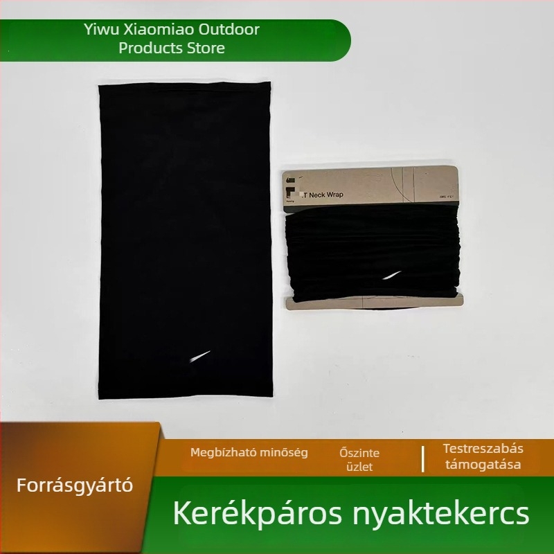 Kültéri, többfunkciós kerékpáros arcmaszk, nyakkendő, napvédő, lélegző, varrat nélküli sportfejkendő