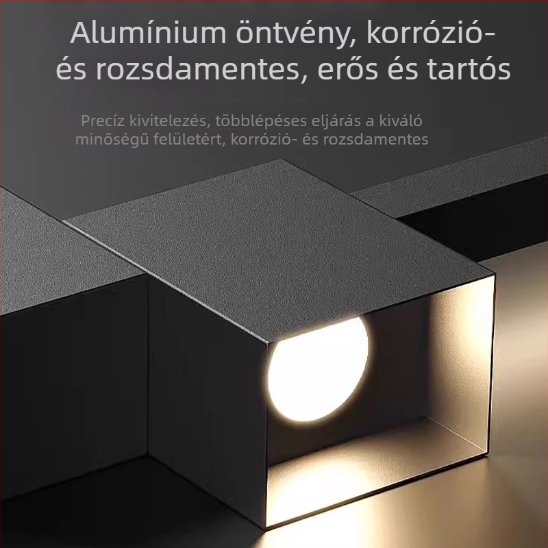 Minimalista lineáris falikar, hosszú csík alakú világítás, ideális hálószobába és modern nappaliba