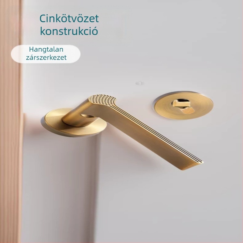 Belső ajtó antik sárgaréz befejezéssel, európai stílus, minimalist dizájn, otthoni és irodai használatra, bútorzár