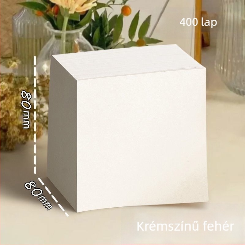 Természetes fa színű üres jegyzetfüzet téphető jegyzetlapokkal, közép- és felsőfokú diákok számára, irodai használatra.