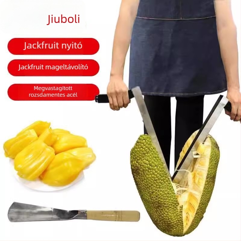 Kupaoli jackfruit magkivágó készlet – görbült kés, vastag gyümölcs kés és daraboló kés