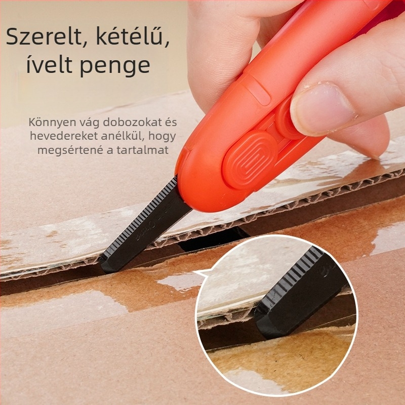 Mágneses kicsomagoló kés, mini hordozható univerzális kés csomagokhoz