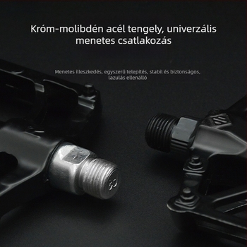 Alumíniumötvözetből készült csapágyas pedál, csúszásmentes, X alakú pedál elektromos kerékpárokhoz és mountain bike-hoz