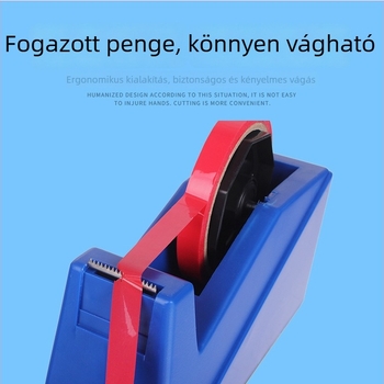 Átlátszó asztali ragasztószalag adagoló és vágó