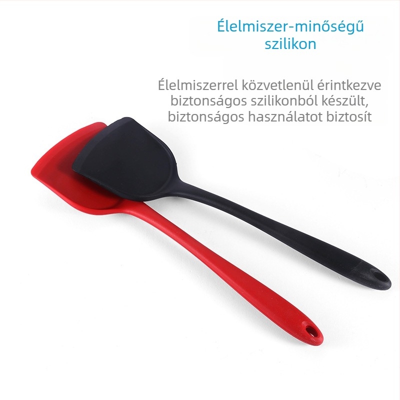 Szilikon spatula pirításhoz – szilikonból készült konyhai eszköz, nem karcolja meg a serpenyőt