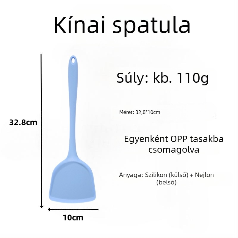 Szilikon spatula pirításhoz – szilikonból készült konyhai eszköz, nem karcolja meg a serpenyőt