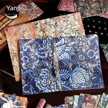 Yanji Baroque Relics Series Nagy méretű háttérpapír – retro művészeti háttérrel, napló DIY-hoz