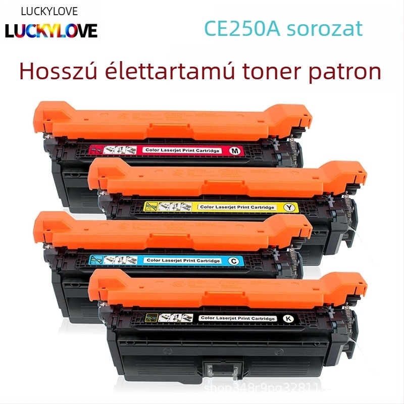 CE250A tonerkazetta HP CP3525 sorozathoz (CP3525n/dn, CM3530fs) és HP504A tonerpor