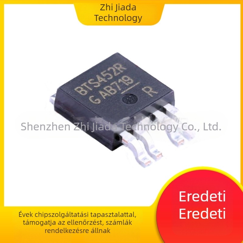 BTS452R erőátviteli kapcsoló IC TO-252-4 csomagolásban – autóipari ECU PCB